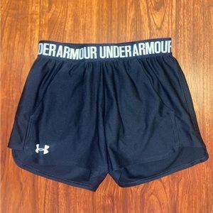 under armor black shorts